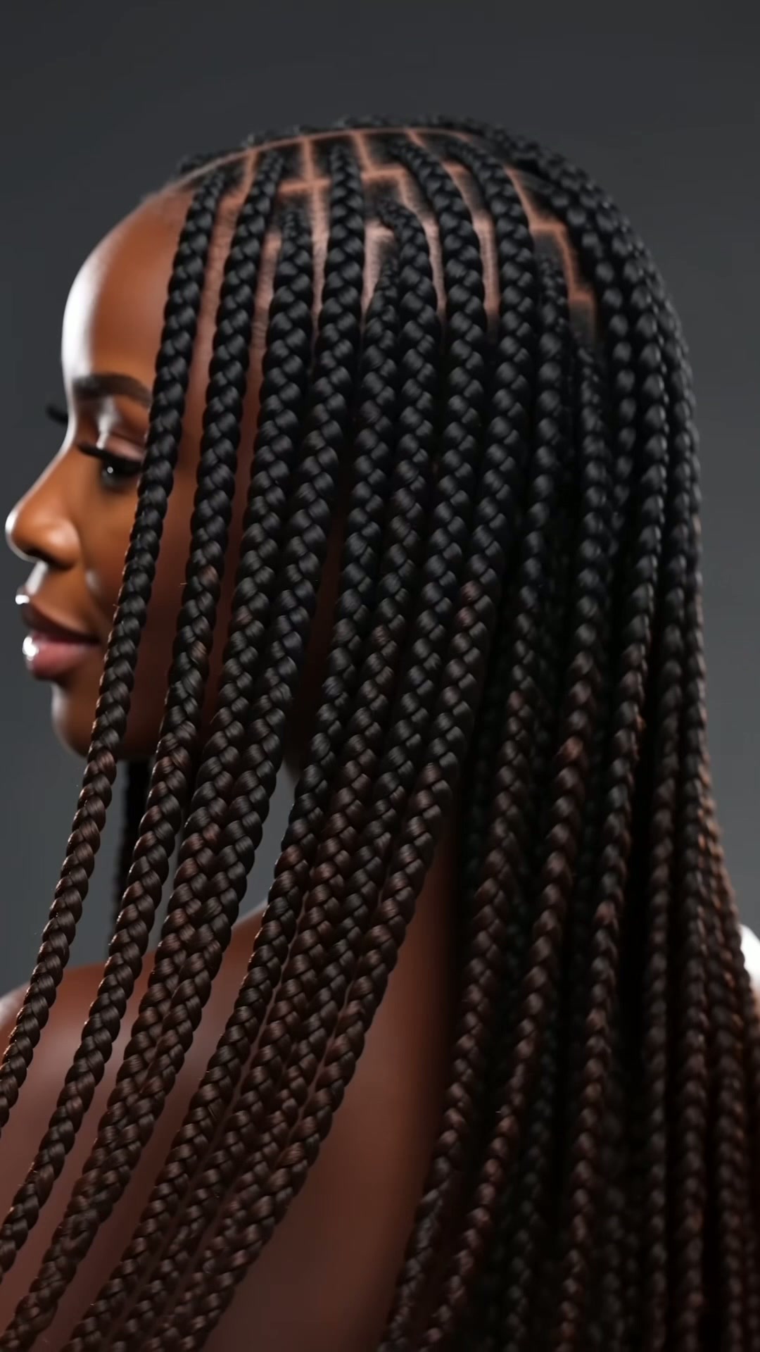 Braids with soft curls